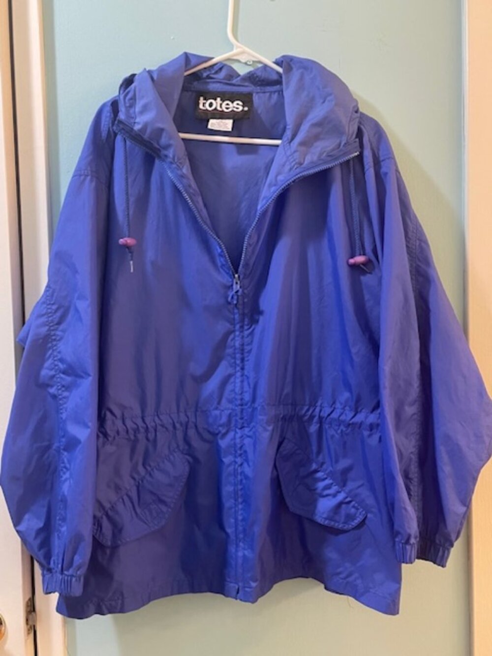 Totes Fold-up Rain Jacket, Size Xl-2x-see notes.